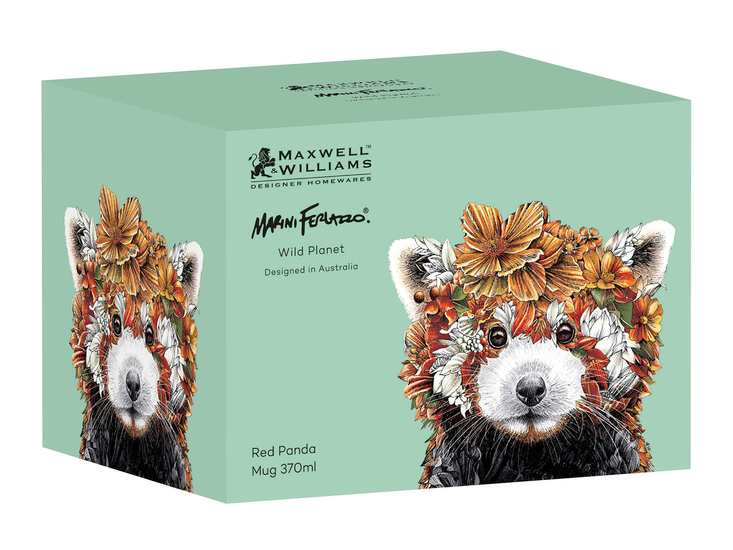 Maxwell & Williams Marini Ferlazzo Wild Planet Mug Red Panda  370ml