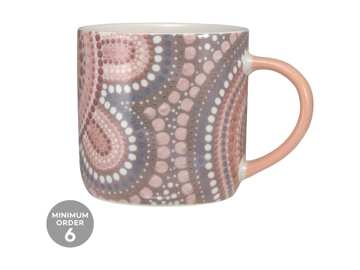 Maxwell & Williams Lou Martin Uplift Mug 480ml Coral