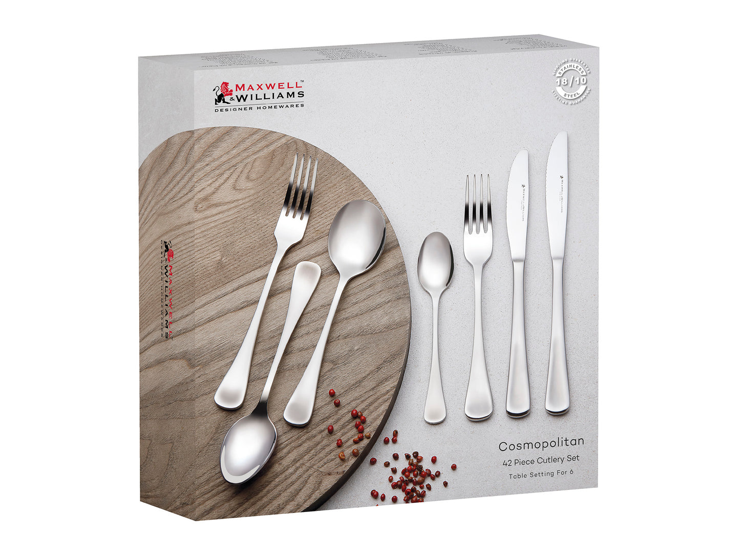 Maxwell & Williams Cosmopolitan Cutlery Set  42pce