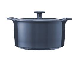 Maxwell & Williams Indulgence Round Casserole 1.3L Slate Blue Gift Boxed