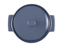 Maxwell & Williams Indulgence Round Casserole 3L Slate Blue Gift Boxed