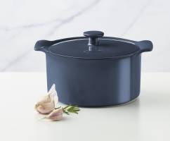 Maxwell & Williams Indulgence Round Casserole 1.3L Slate Blue Gift Boxed