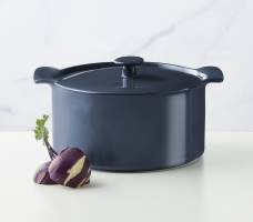 Maxwell & Williams Indulgence Round Casserole 3L Slate Blue Gift Boxed