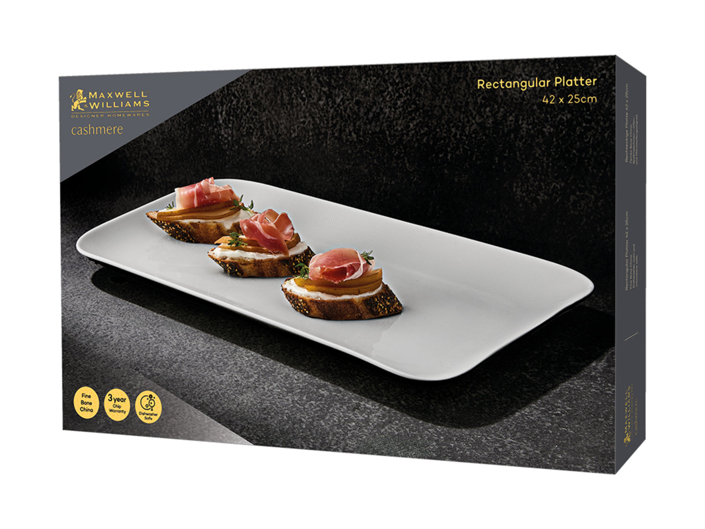 Maxwell & Williams Cashmere Rectangular Platter 42x25cm GB