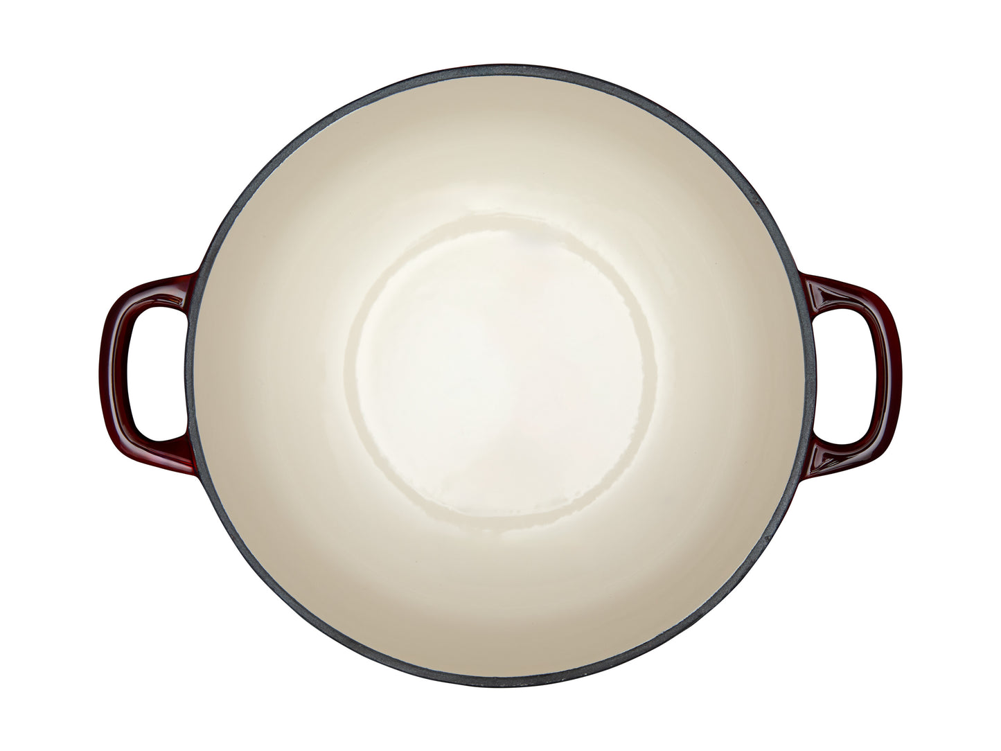 Maxwell & Williams Cast Iron Round Casserole Merlot 24cm Gift Boxed