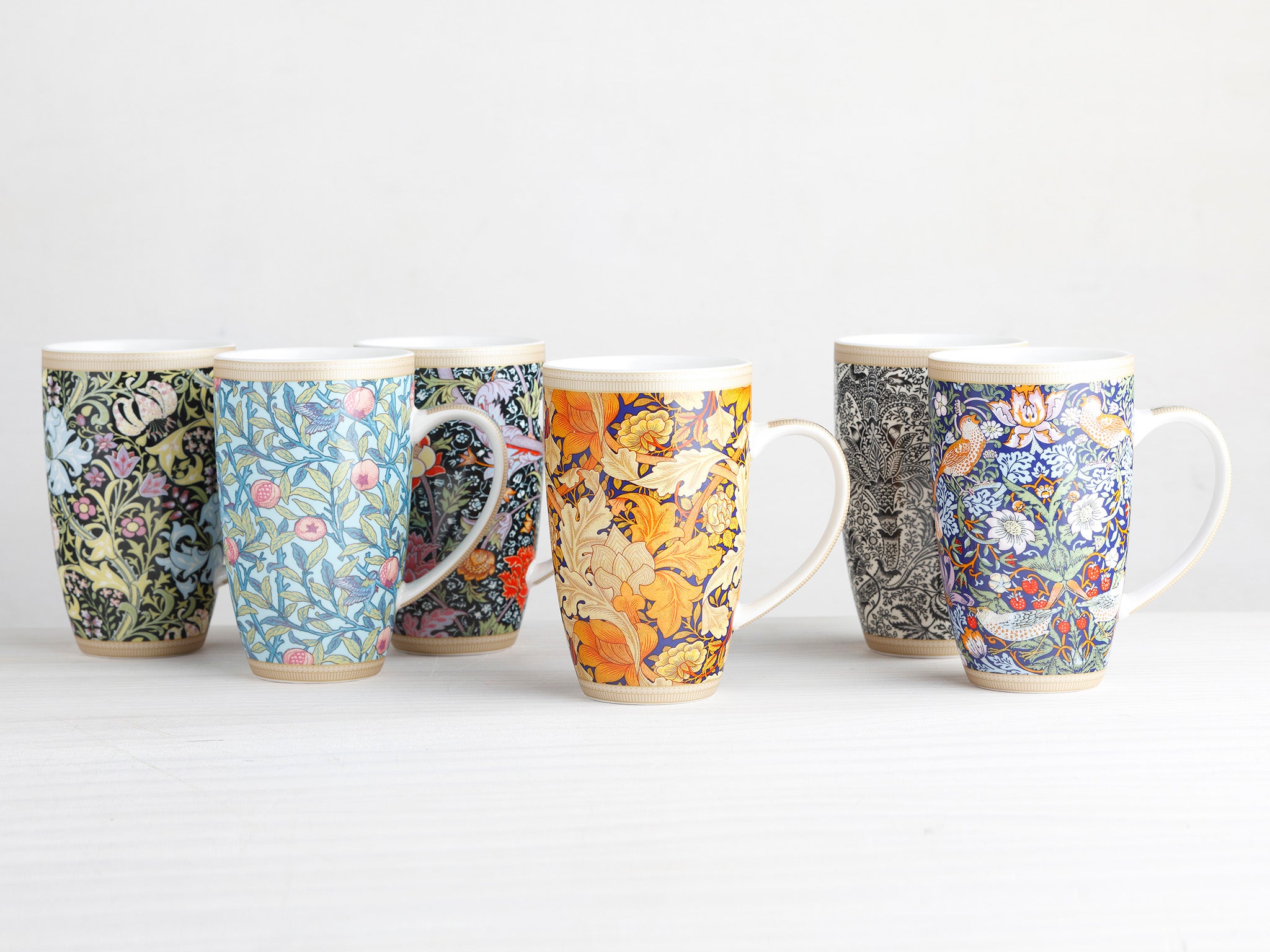 Maxwell & Williams William Morris Mug Strawberry Thief Blue Coupe
