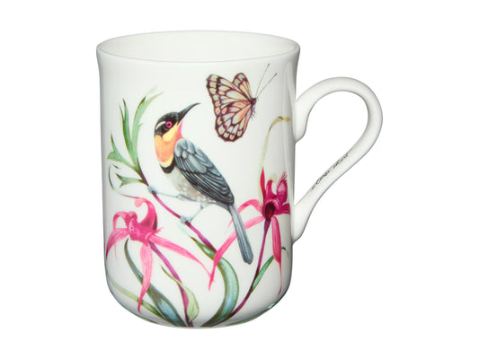 Maxwell & Williams Eloise Short Lyric Mug 330ml Spinebill Honeyeater Gift Boxed