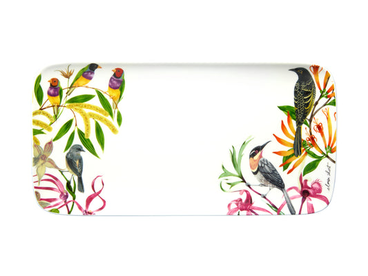 Maxwell & Williams Eloise Short Lyric Rectangular Platter 29x15cm Birds Gift Boxed