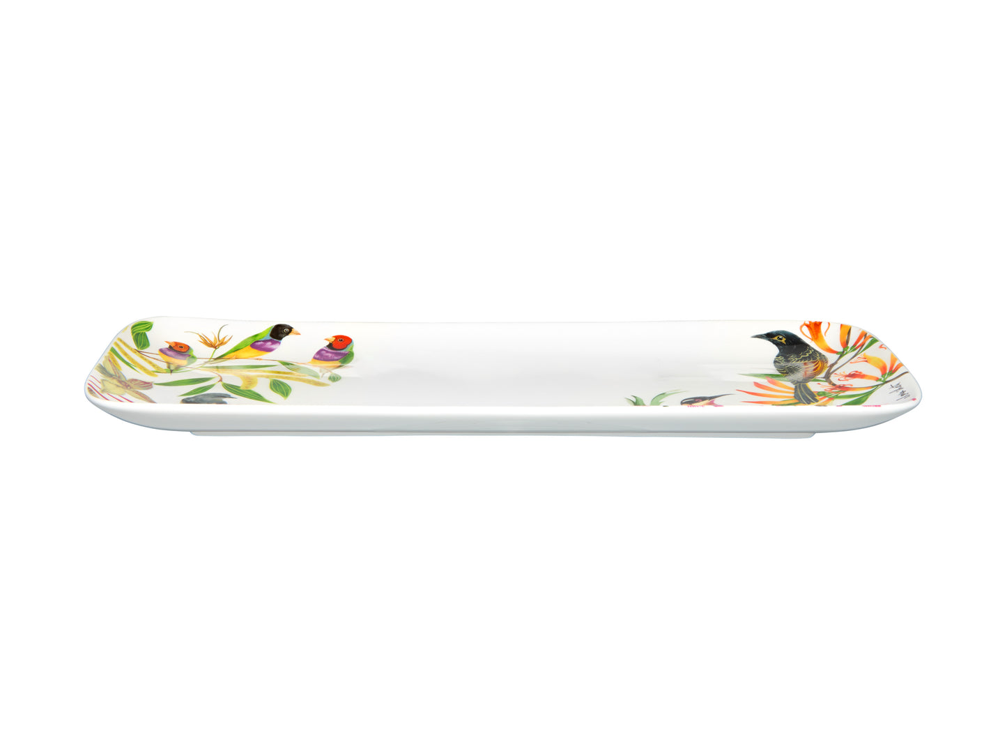 Maxwell & Williams Eloise Short Lyric Rectangular Platter 29x15cm Birds Gift Boxed