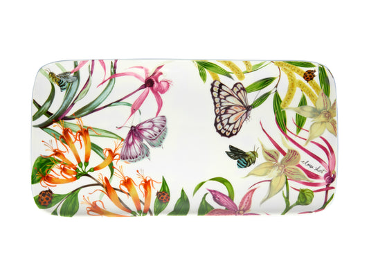 Maxwell & Williams Eloise Short Lyric Rectangular Platter 29x15cm Butterflies Gift Boxed