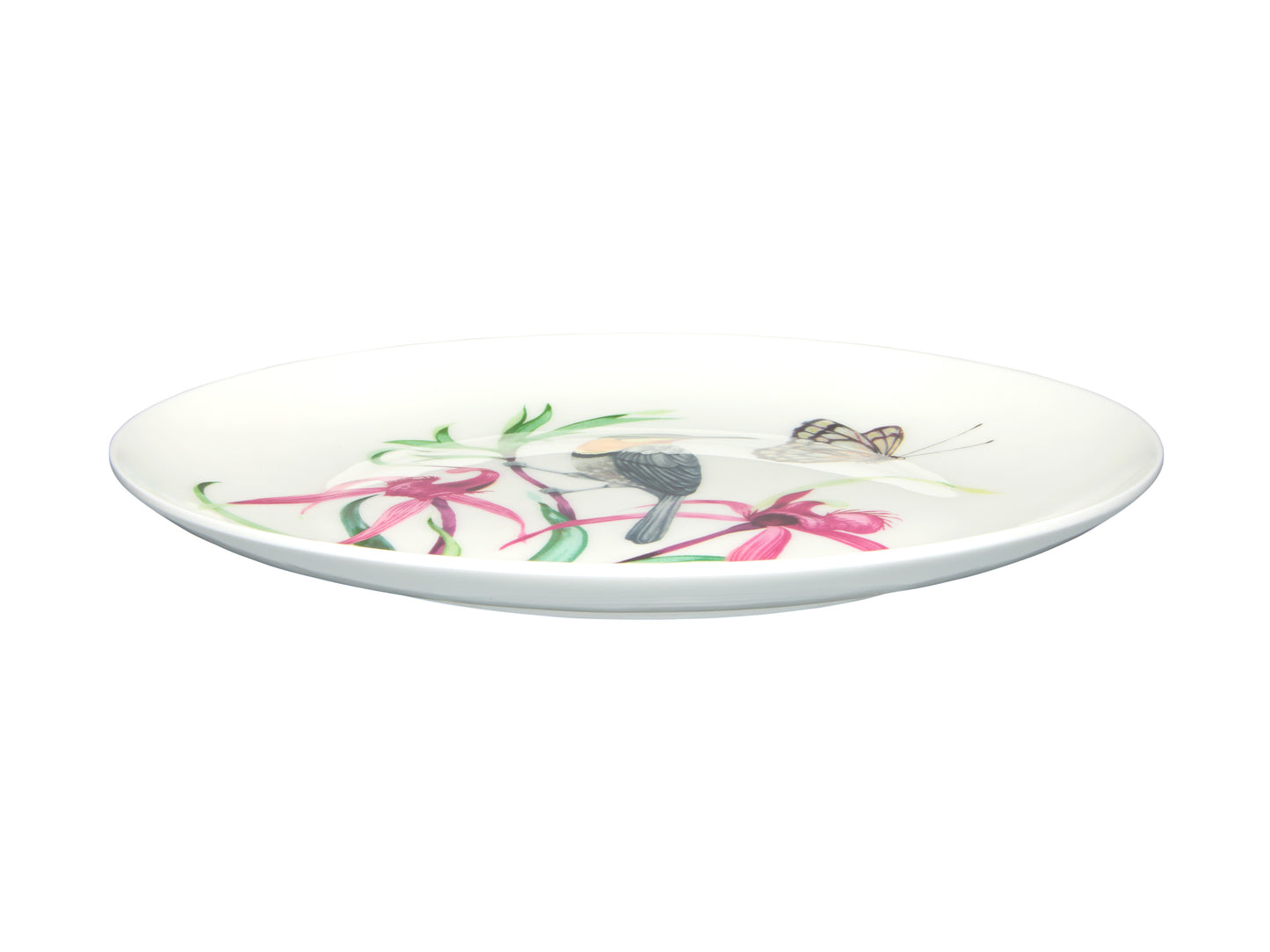 Maxwell & Williams Eloise Short Lyric Coupe Plate 20cm Spinebill Honeyeater Gift Boxed