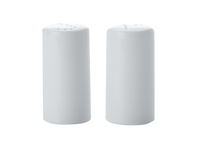 Maxwell & Williams White Basics Cylindrical Salt & Pepper