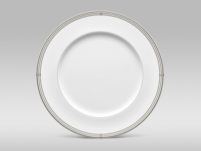 Noritake Aidan Platinum Platter Round 32.3cm