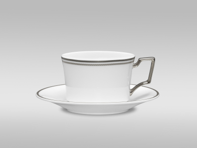 Noritake Aidan Platinum Cup & Saucer 240ml