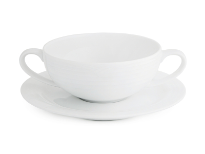 Noritake Arctic White Soup Cup & Saucer 240ml