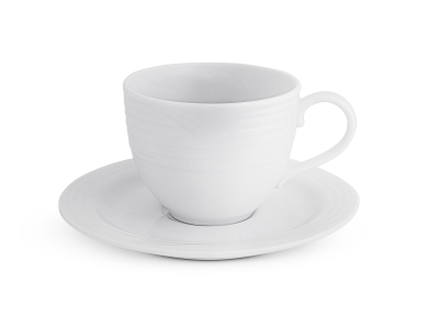 Noritake Arctic White Tea Cup & Saucer 240ml