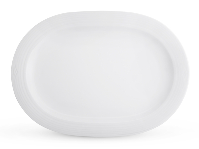 Noritake Arctic White Oval Platter Large  40.6cm