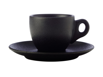 Maxwell & Williams Caviar Demi Cup & Saucer  100ml