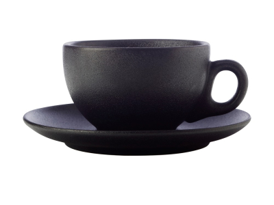 Maxwell & Williams Caviar Coupe Cup & Saucer 250ml