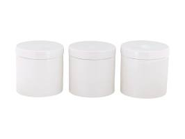 Maxwell & Williams White Basics Diamonds Canister 600ML Set of 3 Gift Boxed