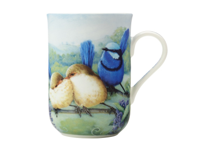 Maxwell & Williams Birds Of Australia Kathrine Castle Mug Splendid Fairy Wren  300ml