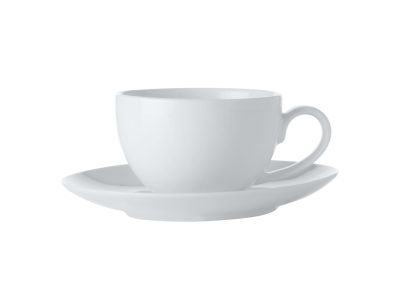 Maxwell & Williams White Basics Coupe Demi Cup & Saucer 