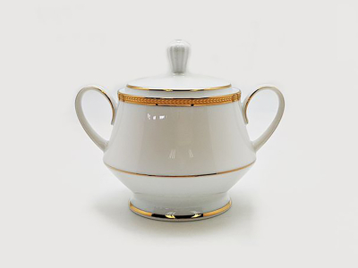 Noritake Toorak Gold Sugar With Cover 370ml