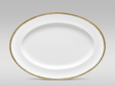 Noritake Haku Oval Platter 36.8cm