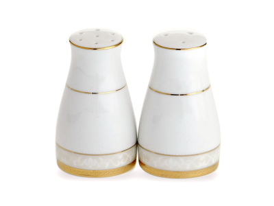 Noritake Hampshire Gold Salt & Pepper