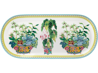 Maxwell & Williams Gabby Malpas Jardin Platter 25x11.5cm Orchid Gift Boxed