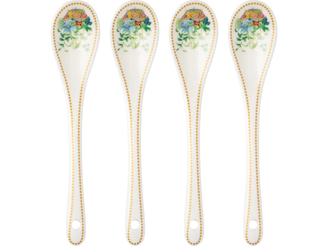 Maxwell & Williams Gabby Malpas Jardin Teaspoon Set of 4 Orchid Gift Boxed