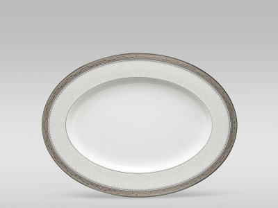 Noritake Odessa Platinum Platter  31.1cm