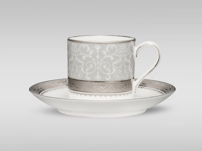 Noritake Odessa Platinum AD Cup & Saucer 90ml