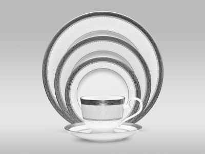 Noritake Odessa Platinum Dinner Set 36pce