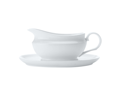 Maxwell & Williams White Basics Gravy Boat & Saucer 500ml