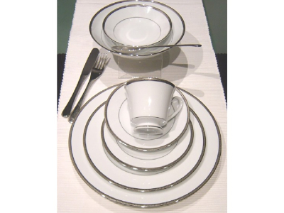 Noritake Toorak Platinum Fruit Saucer 14cm