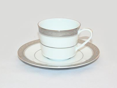 Noritake Signature Platinum AD Cup & Saucer 100ml