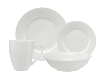 Maxwell & Williams White Basics Cosmo Rim Dinner Set 16pc GB