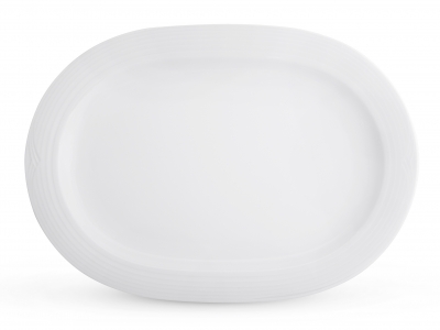 Noritake Arctic White Oval Platter Large  40.6cm