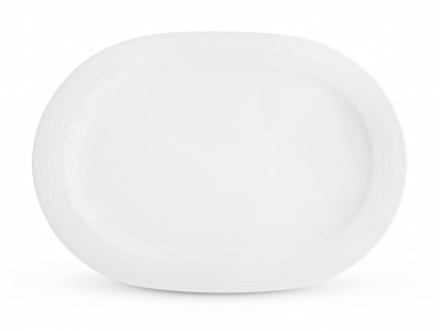Noritake Arctic White Oval Platter Medium 30.6cm