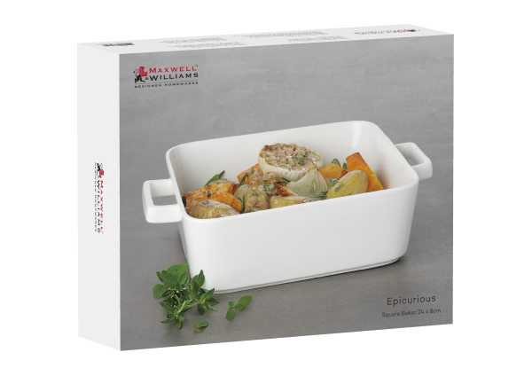 Maxwell & Williams Epicurious Square Baker 24x8cm