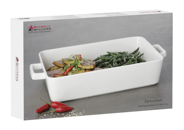 Maxwell & Williams Epicurious Rectangle Baker  32x22cm