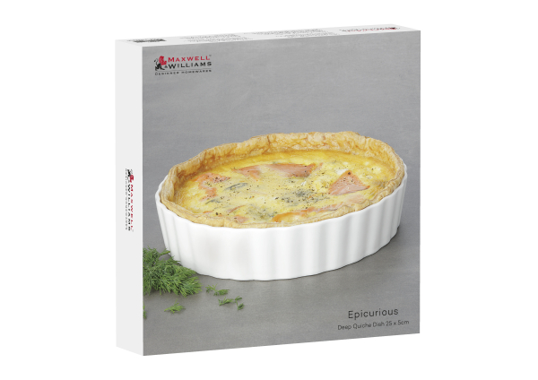 Maxwell & Williams Epicurious Deep Quiche Dish 24x5cm