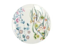 Maxwell & Williams Royal Botanic Gardens Eucalyptus Bloom Round Platter 33cm Gift Boxed