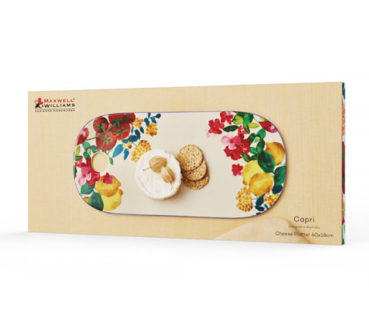 Maxwell & Williams Capri Cheese Platter 40x18cm Gift Boxed