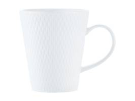 Maxwell & Williams White Basics Diamonds Conical Mug 350ML