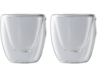 Blend Double Wall Espresso Cup 80ML Set of 2 Gift Boxed