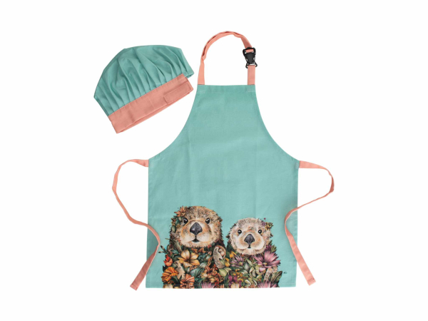 Maxwell & Williams Marini Ferlazzo Wild Planet Kids Apron & Hat Set Sea Otters