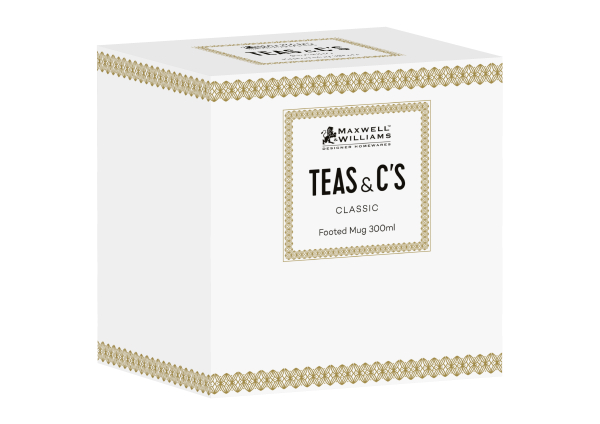 Maxwell & Williams Teas & C'S Classic Foot Mug White  300ml