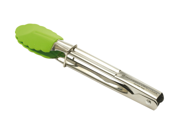 Maxwell & Williams Grabbers Mini Tongs 18cm Silicone Lime